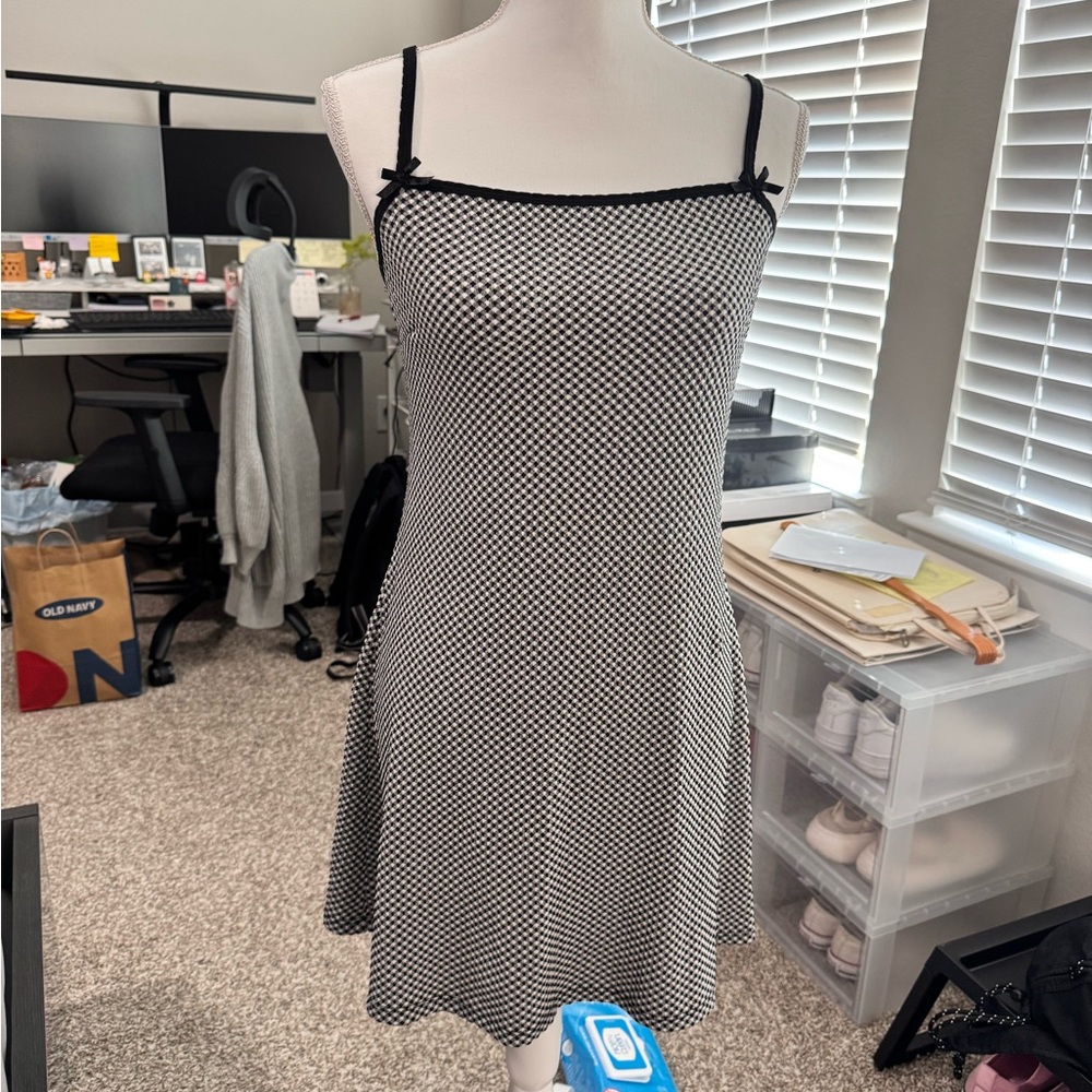 Wild Fable Black and White Mini Dress
